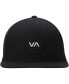 Men's Black VA Patch Adjustable Snapback Hat