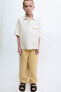 True neutrals flowing trousers with pocket