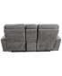 Фото #13 товара Greymel 74" Zero Gravity Fabric Loveseat with Console and Power Headrests, Created for Macy's