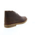 Фото #8 товара Clarks Desert Boot 2 26155498 Mens Brown Wide Leather Lace Up Chukkas Boots 9.5