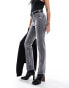 & Other Stories stretch slim leg jeans in Grey Shimmer wash