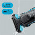 Фото #2 товара Электробритва Braun Series 6 60-N4820cs для мужчин с подставкой для зарядки, 2 насадками EasyClick, серого цвета