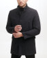 Фото #3 товара Men's Wool Twill Stand Collar Topper with Nylon Bib Coat