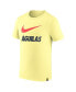 Фото #3 товара Men's Yellow Club America Swoosh Logo T-shirt