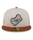Фото #2 товара Men's Stone, Brown Los Angeles Dodgers 2024 Clubhouse 59FIFTY Fitted Hat