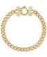 Фото #1 товара Curb Link Chain Bracelet in 14k Gold