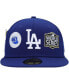 ფოტო #4 პროდუქტის Men's Royal Los Angeles Dodgers Historic World Series Champions 59FIFTY Fitted Hat