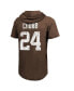 Men's Fanatics Nick Chubb Brown Cleveland Browns Player Name and Number Tri-Blend Hoodie T-shirt Коричневый, L - фото #4