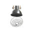 Фото #2 товара Потолочный светильник DKD Home Decor Серебристый Коричневый 50 W (31 x 31 x 44 см)