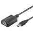 Goobay 68876 - 5 m - USB A - USB A - USB 2.0 - Male/Female - Black