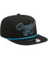 ფოტო #4 პროდუქტის Men's Black Charlotte FC Script Golfer Adjustable Hat