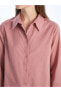 LCW Modest Düz Uzun Kollu Kadın Gömlek Tunik