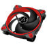 Фото #2 товара Arctic BioniX P120 (Red) – Вентилятор для игрового компьютера 120 мм с оптимизацией давления и PWM PST - 12 см - 2100 об/мин - 0.45 сон - 67.56 CFM - 114.79 м³/ч