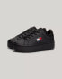 Tommy Jeans Flatform Trainers in Black