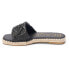 BEACH by Matisse Ivy Espadrille Flat Womens Black Casual Sandals IVY-997