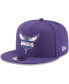 Фото #1 товара Men's Purple Charlotte Hornets Official Team Color 9fifty Snapback Hat