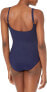 Фото #2 товара Profile by Gottex 281134 Women's Standard Tailor Made D Cup One Piece, Navy, 8D