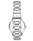 ფოტო #2 პროდუქტის Women's Quartz Silver-Tone Link Bracelet Watch 38mm