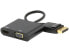 Фото #1 товара Nippon Labs 30DP-HMVG2-4K DisplayPort 1.2 to HDMI / VGA Travel Adapter Converter