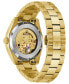 ფოტო #1 პროდუქტის Men's Automatic Surveyor Gold-Tone Stainless Steel Bracelet Watch 39mm