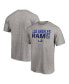 Фото #1 товара Men's Heathered Gray Los Angeles Rams Big and Tall Fade Out Team T-shirt