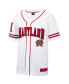 Men's White and Red Maryland Terrapins Free Spirited Baseball Jersey