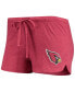 Фото #3 товара Пижама женская Concepts Sport Arizona Cardinals с длинным рукавом Meter Knit и шорты Sleep Set
