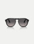 Фото #3 товара Persol po3302s pilot polarised sunglasses in black with grey lens in black