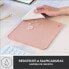 Фото #5 товара Logitech Mouse Pad Studio Series - Pink - Monochromatic - Nylon - Polyester - Rubber - Non-slip base