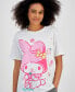 ფოტო #3 პროდუქტის Juniors' My Melody Graphic Crewneck T-Shirt