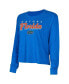 Women's Royal Florida Gators Team Color Long Sleeve T-shirt and Shorts Set