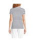 ფოტო #2 პროდუქტის Women's Relaxed Supima Cotton Short Sleeve Crewneck T-Shirt