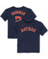 ფოტო #2 პროდუქტის Boys and Girls Infant Alex Bregman Navy Houston Astros Player Name and Number T-shirt