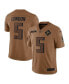 Фото #1 товара Men's Drake London Brown Distressed Atlanta Falcons 2023 Salute To Service Limited Jersey