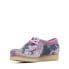 Фото #8 товара Clarks Wallabee 26169917 Womens Pink Suede Oxfords & Lace Ups Casual Shoes