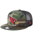 Фото #2 товара Men's Camo Arizona Cardinals Classic Trucker 9FIFTY Snapback Hat