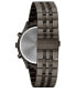 ფოტო #2 პროდუქტის Men's Chronograph Gunmetal Stainless Steel Bracelet Watch 41mm