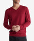 Фото #1 товара Men's Regular-Fit V-Neck Sweater