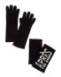 Hannah Rose Apres 3-In-1 Cashmere Gloves Women's Black