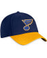 Фото #4 товара Men's Navy St. Louis Blues Core Primary Logo Flex Hat