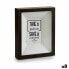 Фото #1 товара Фоторамки настенные Gift Decor Деревянные Стеклянные Темно-коричневые 5 x 27,1 x 22,5 см (8 штук)