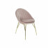 Фото #1 товара Обеденный стул DKD Home Decor Розовый Позолоченный 60 x 60 x 85 cm