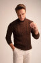 Фото #6 товара Свитер Defacto Regular Fit Knit Patterned