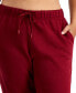 ფოტო #4 პროდუქტის Plus Size High-Rise Solid Fleece Jogger Pants, Created for Macy's