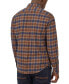Фото #2 товара Men's Brushed Ombre Check Shirt