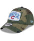 ფოტო #1 პროდუქტის Men's Camo Chicago Cubs Gameday 9FORTY Adjustable Hat