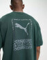 Фото #4 товара Puma Safari back print t-shirt in green