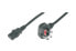 Фото #1 товара DIGITUS British power cord connection cable