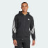 adidas men Future Icons 3-Stripes Full Zip Hoodie