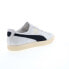 Puma Clyde Hairy Suede 39311501 Mens Gray Suede Lifestyle Sneakers Shoes